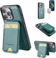 for iPhone 12 Magsafe Case Wallet with Card Slots,2 in 1 Detachable Magnetic