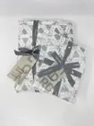 West Elm Sateen Optic Prism Duvet Cover Sham Set Full/Queen Organic Cotton