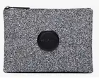 MIMCO Medium Sparks pouch Black & White rrp $89.95 NEW Black Hardware Zip Top