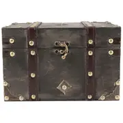 European-style Retro Wooden Storage Box Without Lock, Home Storage Box, Wooden Box Decoration, Room