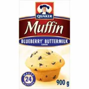 QUAKER MUFFIN MIX - BLUEBERRY BUTTERMILK 900g-2lbs - FRESH FROM CANADA