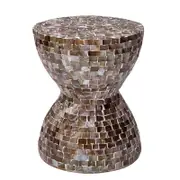 Moroccan Inspired Mother of Pearl Hand Made Side Table