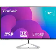 ViewSonic 32' 2K QHD Business Professional Ultra Thin Stylish, Elegant,, SuperClear IPS, lowe energy 36w, 3 year warranty 2023