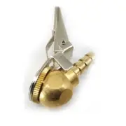 NEW Tire Chuck with Valve Stem Lock On Clip - Tyre Inflator Air Fittings Tools