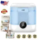 Quiet 6L Ultrasonic Humidifier with Night Light & Aroma Diffuser for Large Rooms