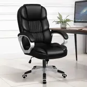ALFORDSON Office Chair Executive Computer Gaming Racer PU Leather Work Seat