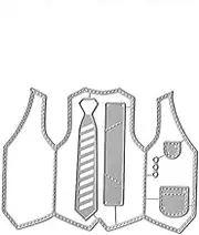 Men's Clothes Die Cut for Card Making, Clothes Metal Cutting Dies Congratulations Die Cuts Birthday Embossing Stencils Template for DIY Scrap-Booking Decor Wedding Birthday Blessing Card