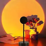Sunset Lamp Projector Led Lights for Room, 360 Degree Rotation Sunlight Lamp Set Mood Lighting Bedroom Decor (Sunset)