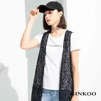 在飛比找momo購物網優惠-【GINKOO 俊克】傘狀字母T-shirt