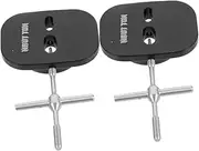 Abaodam 2pcs Fishing Reel Bearing Remover Tool Kit Heavy Duty Maintenance for DIY Water Drop Wheel Repair Durable Design Fishing Accessories