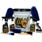 EZ Detail Wheel & Tire Bucket Brush Kit - CAR AUTO Wash Detail Tire Shine