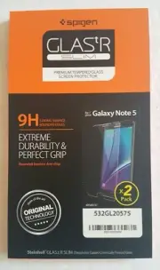 Spigen Samsung Galaxy Note 5 Screen Protector,Tempered Glass 2 Pack