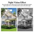 7in Wired Doorbell HD 1V2 TFTLCD Display Video Intercom Monitor Rainproof F