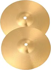 JOINPAYA 2Pcs Brass Drum Cymbals for Jazz Kits Lightweight Cymbals with Sound Easy Installation Replacement for Drummers Impeccable Quality