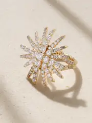 [David Yurman] David Yurman - Starbust 18-karat Gold Diamond Ring - 7 7 Gold