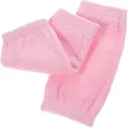 Healeved 1 Pair Cool Arm Sleeve Hand Cream Skin Cooling Bolero Mask Eye Massager Gel Elbow UV Sleeves Kit Gloves Gentle Arm Compression Sleeve Wrist Face LED Light Nails Pink