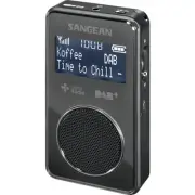 SANGEAN DPR35B Black DAB+ FM-Rds Pocket Radio FM and DAB+ / Digital Radio Plus