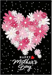 Fonowx Mother’S Day Garden Flag Double Sided Banner Mother Day Decoration Mother’S Day Gift Yard Flag, Black