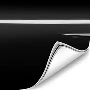 ColorFusion PPF by VViViD, Gloss Piano Black Dry Apply PPF Vinyl Car Wrap Roll 1ft x 5ft