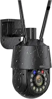 Outdoor Surveillance Camera WiFi 4G POE 8MP 5MP 30X Optical Zoom AI Auto Tracking 150M Red Light Distance Metal PTZ Security Camera(5MP WiFi POE NO Card)