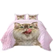 Cute Cats the Hungry Kitten Coverlet