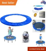 Mini Trampoline Spring Cover 36 Inch Small Trampoline Safety Pad for 6 Holes ...