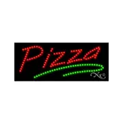 NEW “PIZZA" UNDERLINE 27x11 SOLID & ANIMATED LED SIGN wCUSTOM OPTIONS 20609