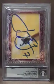2012 LEAF JEREMY LIN & YAO MING #1/1 CUT SIGNATURE AUTO/SIGNED AUTOGRAPH 1 OF 1