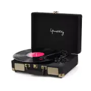 Portable Retro Vinyl Record Player Bluetooth Audio Gramophone Wireless CD Player