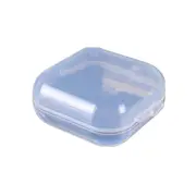 50PCS Clear White Plastic Mini Box Case For Earbud Tips Cover Ear Muff