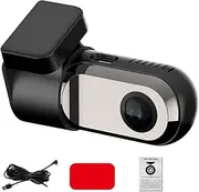 USB Dash Camera Car Android Navigation Driving Video Recorder 360 Degree Rotation Dvr Dashboard Camera with Adas Assisted System 140° Wide Angle Support Nightvision Loop Recording Black