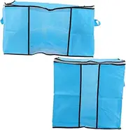 PartyKindom Set of 2 Odorless Non-woven Storage Pouches Water Resistant Travel Pouches for Shoes Lightweight Home Organization for Travel