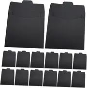 KAILIKETIY 100pcs Envelope Packaging Bag Paper Versatile CD Envelopes CD Sleeves CD Packaging Sleeves CD DVD Packaging Sleeve Halloween Evelope CD Inner Sleeve Cardboard Envelopes Black