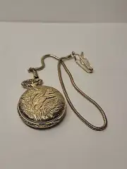 NEW Gold Novella Pocket Watch Wind-Up, Duck Hunting Design