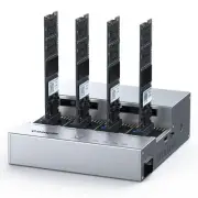 4-Bay M.2 NVME Cloner, Coolpie CR510 20Gbps NVMe Enclosure for SSD Offline Cl...