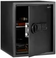 Amazon Basics Steel Home Security Safe with Programmable Keypad - Secure Docu...