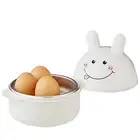 Microwave Egg Steamer Steam Egg Cooker Food-Grade Poached Egg Maker Cute steady
