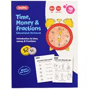 Kadink Workbook 48 Pages Time, Money & Fractions