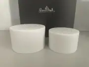 Rosenthal 100 Years BAUHAUS White mat SALT PEPPER Set Salz Pfeffer weiß