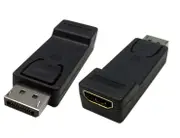 ASTROTEK DisplayPort DP to HDMI Adapter Converter Male to Female Gold PlatedCB8W-GC-DPHDMI