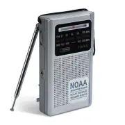 NOAA Weather Radio Portable Radio, Best Reception, AM FM Transistor Radio for...