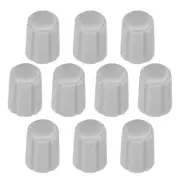 10pcs 4x6mm Potentiometer Control Knobs for Electric Guitar Grey