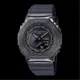 CASIO 卡西歐 G-SHOCK 玩美時尚 金屬八角框 雙顯運動腕錶 - 霧黑 (GM-S2100B-8A)[秀時堂]