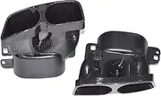 1 Pair Compatible For Mercedes Benz C-Class W205 E-Class W212 W213 S-Class W222 Exhaust Tip Carbon Black Muffler Tip Nozzle(Carbon fiber Black)