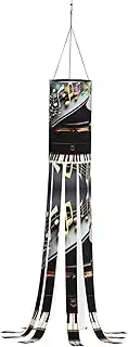 Halloween Garden Music Note Pianos Windsock Lights Halloween Lighted Windsock for Patio Yard Pathway Party Decor
