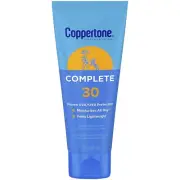 Coppertone COMPLETE SPF 30 Sunscreen Lotion, Lightweight, Moisturizing Sunscreen