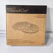 Pampered Chef Microwave Chip Maker Set New 1241