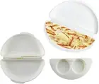 Microwave Egg Omelette Pan Maker 2 Cavity High Heat Resistant Egg Poacher