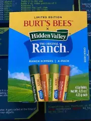 Burt's Bees Hidden Valley Ranch Dippers Limited Edition Lip Balm(8x) Chapstick