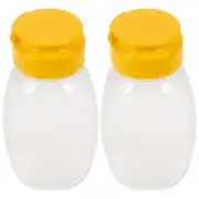 2 Pcs Honey Squeeze Bottle for Travel Kitchen Bottles Small Condiment